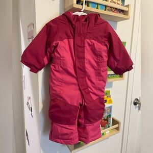 L.L. Bean Kids Pink Snowsuit